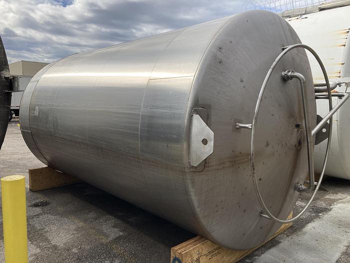 Used 5000 Gallon Walker Stainless Steel Jacketed Vertical Tank Food Grade Tank2003 Walker Mfg