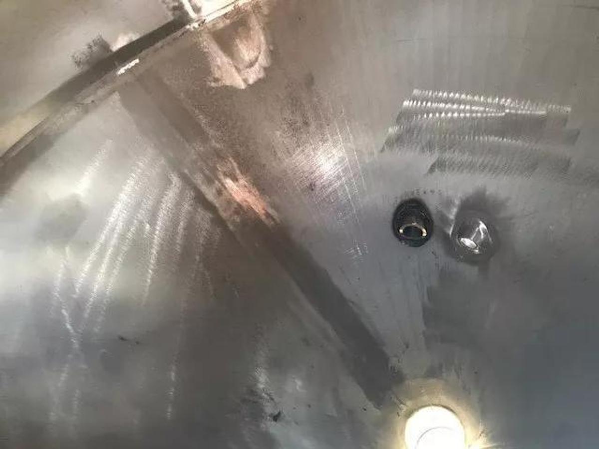 Used 55 Gallon Deep Cone Stainless Steel Tank On Legs Mfg By Arrow Processing Equipme