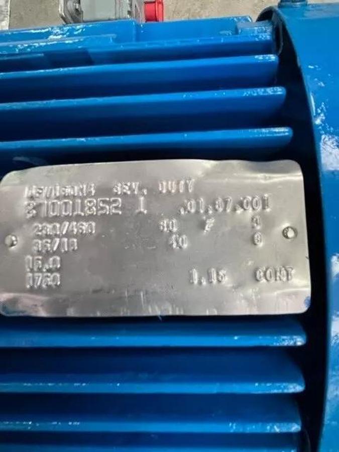 Used 125 Gallon Dixie Mixer 316 Stainless Steel Tank W High Shear Disperser  15 HP