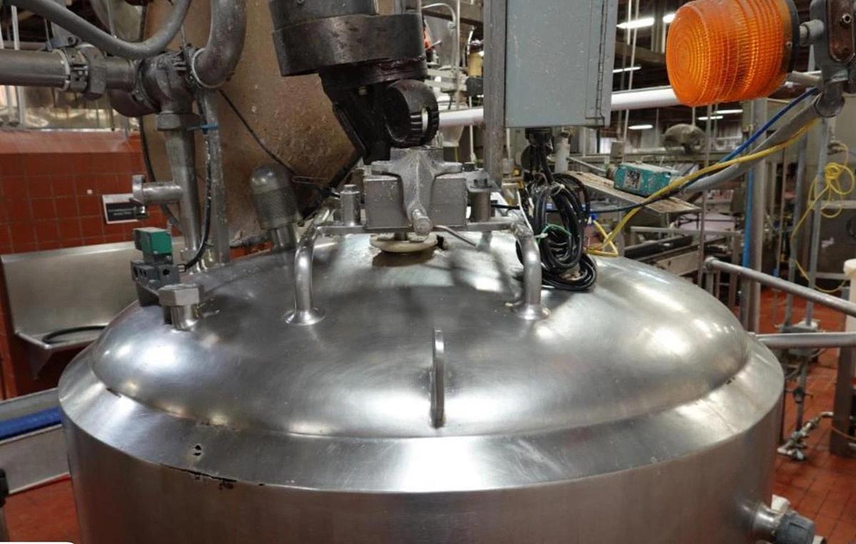 Used 300 Gallon CREAMERY PACKAGING CP 300 Insulated Mix Tank - Stainless Steel
