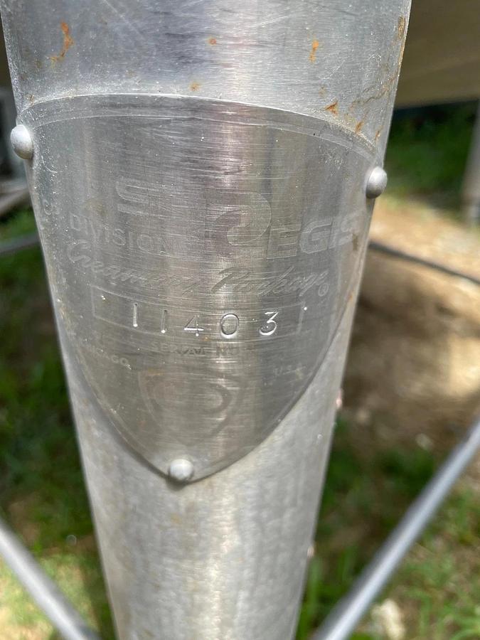 Used 500 Gallon 304 Stainless Steel Food Grade Tank with Dome Top and Cone Bottom