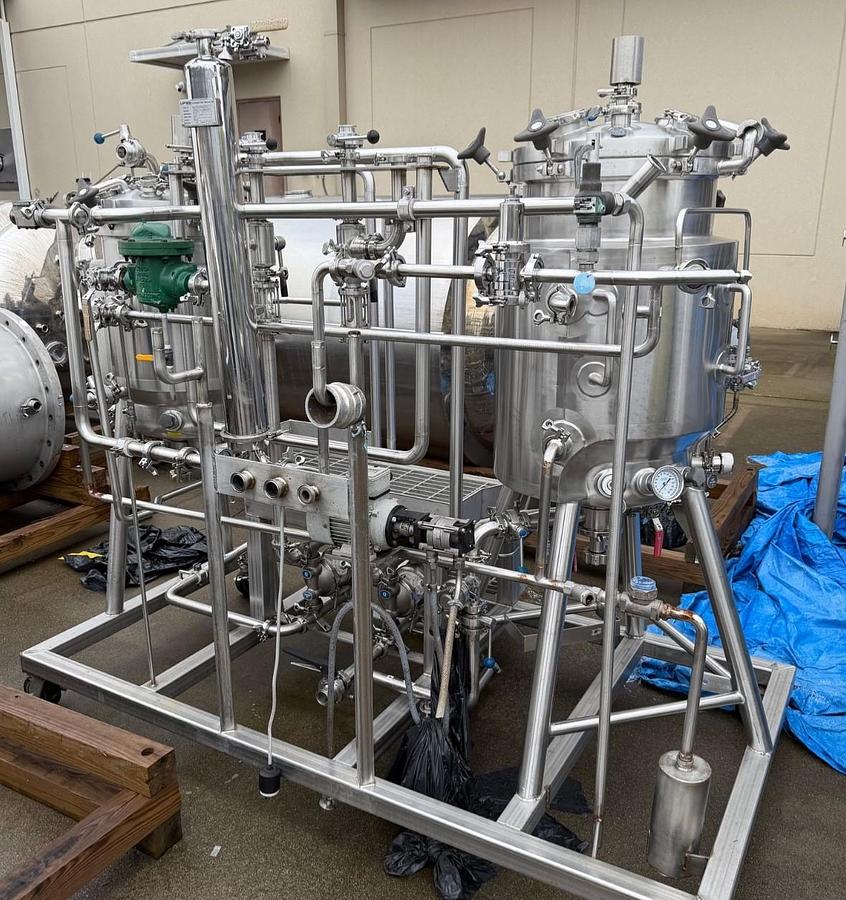 Used Pharmaceutical Biotech Processing Skid Abel & Lee Industries for Batch Processin