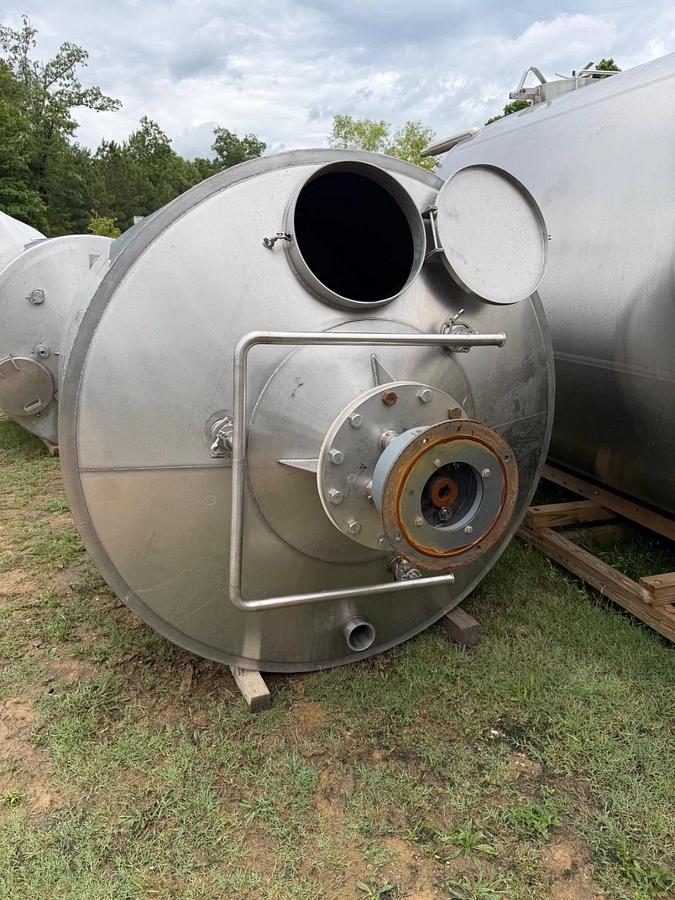 Used 1000 Gallon Stainless Steel Homogenizing High Shear Mix Tank ARDE-Barinco 50 HP