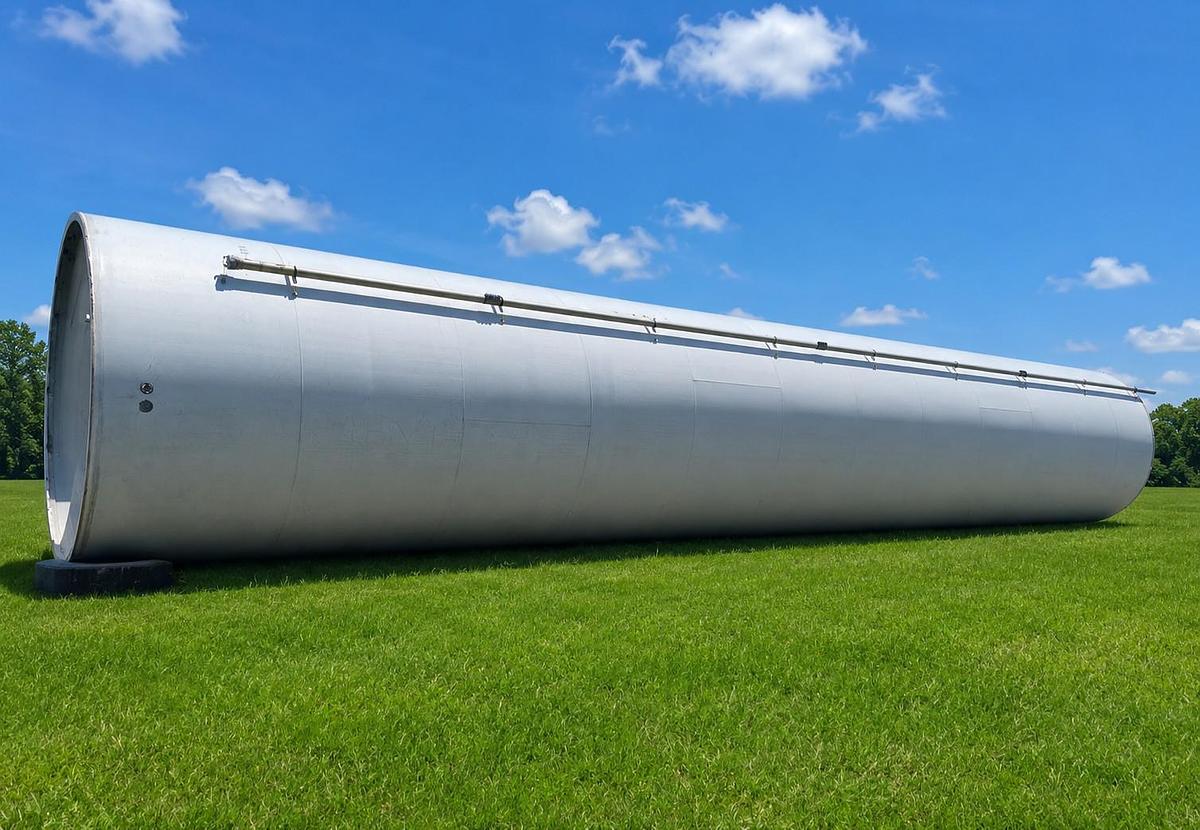 Used 2 SILO PELLET RESIN SILO’S MFG BY CST STORAGE 12’ x 72’  NO RUST! Excellent Cond