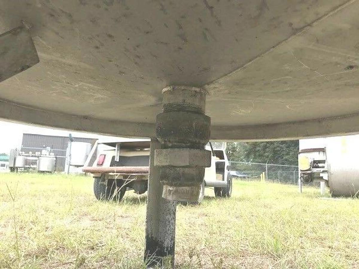 Used 500 Gallon 316 Stainless Steel Insulated Tank Closed Top , Cone , Hinged  Lid