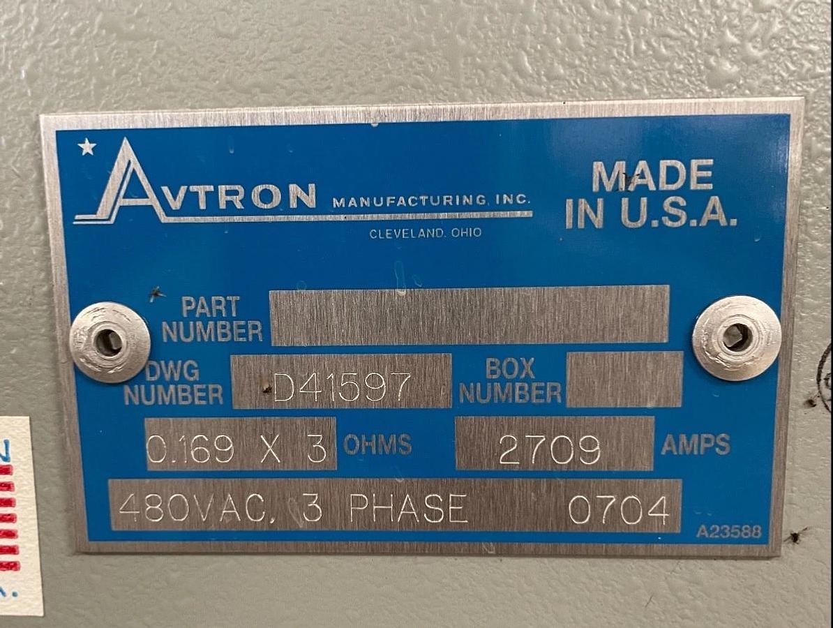 Used Avtron Load Bank 480v 3 PH Current Rating 2700 Amps Brand new 1 available