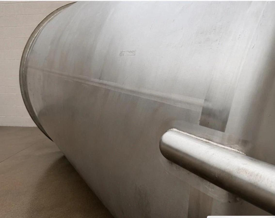 Used 3500 Gallon Stainless Steel Vertical Storage Tank Very Clean