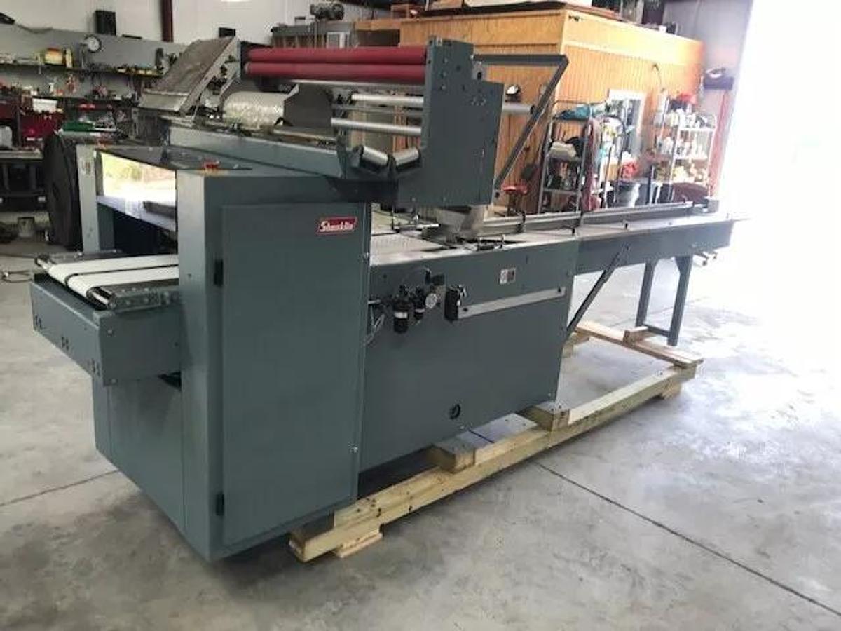 Used Shanklin F4A F-4A  Horizontal Flow Wrapper Automatic Continuous motion Form Fill