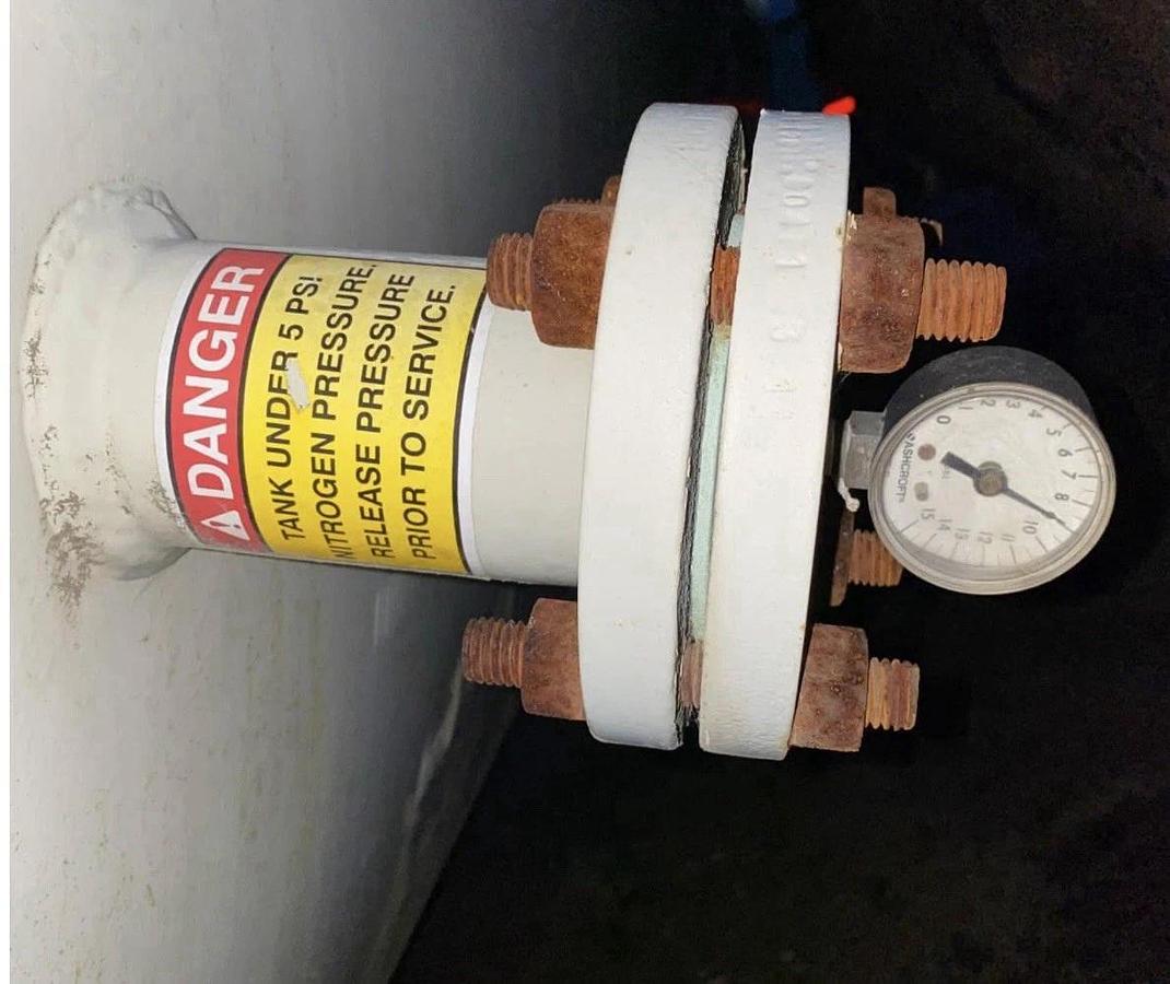 16,000 gallon Vertical Pressure Rated tank.   Mfg by Arrow 2011 Never used.