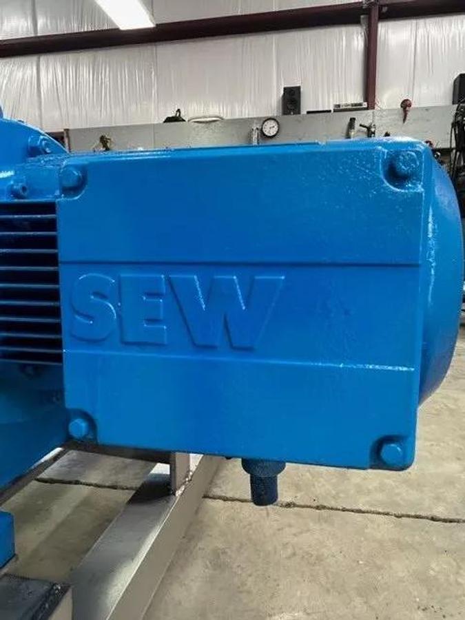 Used 125 Gallon Dixie Mixer 316 Stainless Steel Tank W High Shear Disperser  15 HP