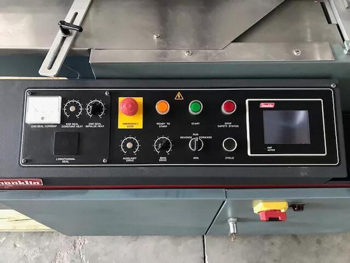 Used Shanklin F4A F-4A  Horizontal Flow Wrapper Automatic Continuous motion Form Fill