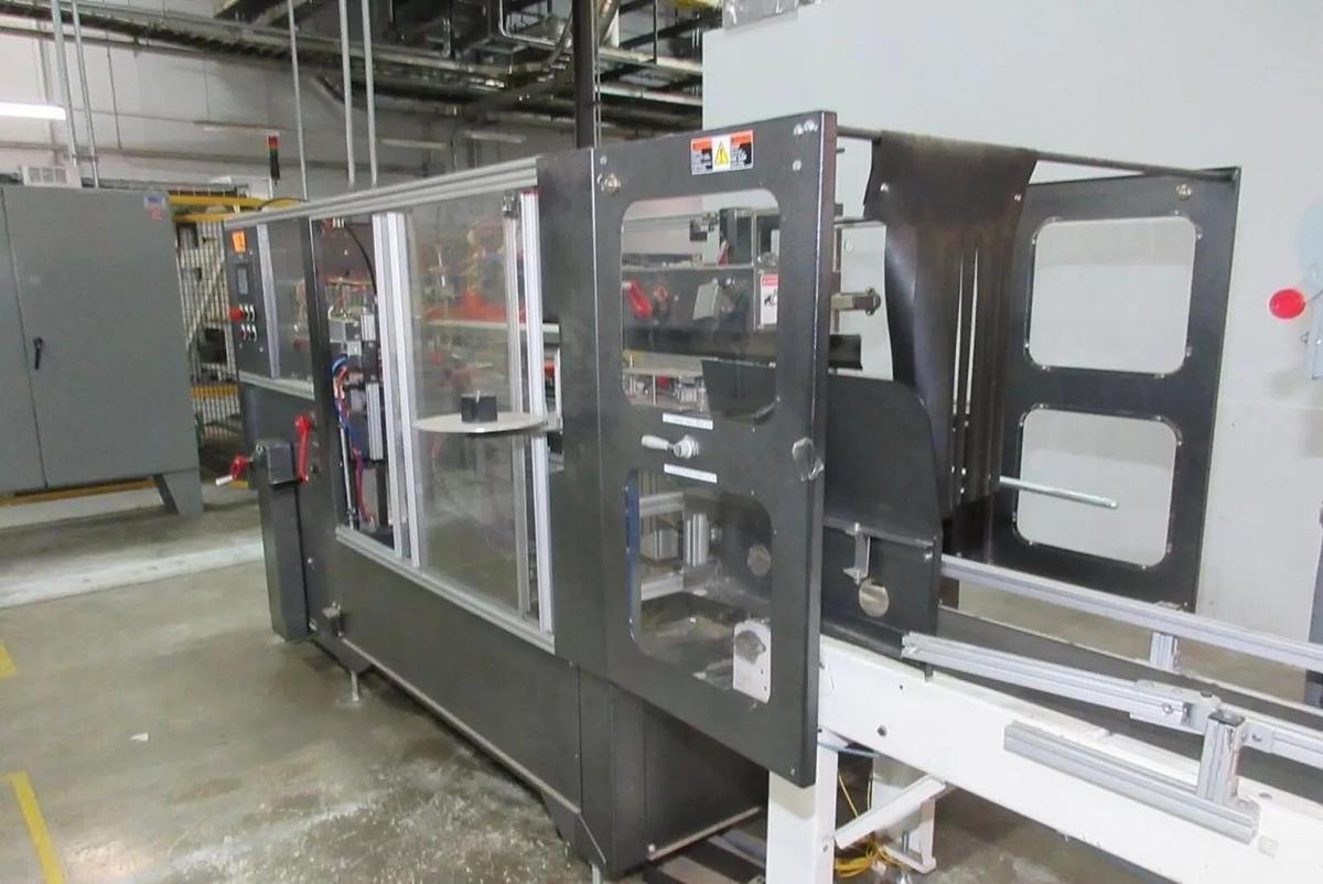 Used Marq Automatic Case Erector HPE220 RH Bottom Taper Box Former up to 15 CPM