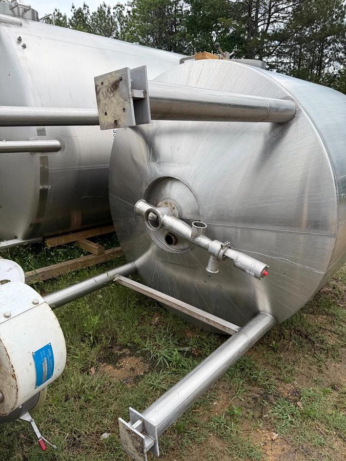 Used 1000 Gallon Stainless Steel Homogenizing High Shear Mix Tank ARDE-Barinco 50 HP