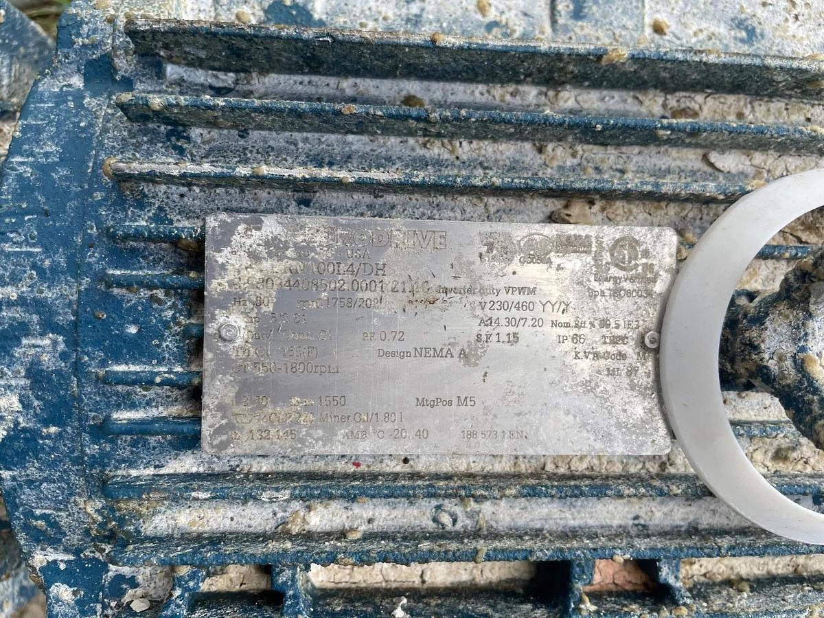 Used Waukesha, Model 060, positive displacement pump 060-U1 5 hp mfg 2015