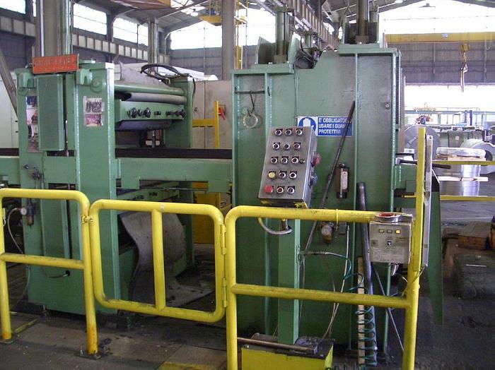 Used NOVASTILMEC 870x3mm S.S. Slitting Line (Used) #3631