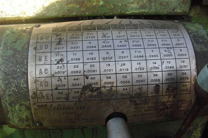 Used 0 Cincinnati Lathe