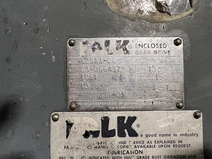 Used Thune Kvaerner SP-70L Dewatering Screw Press #44083