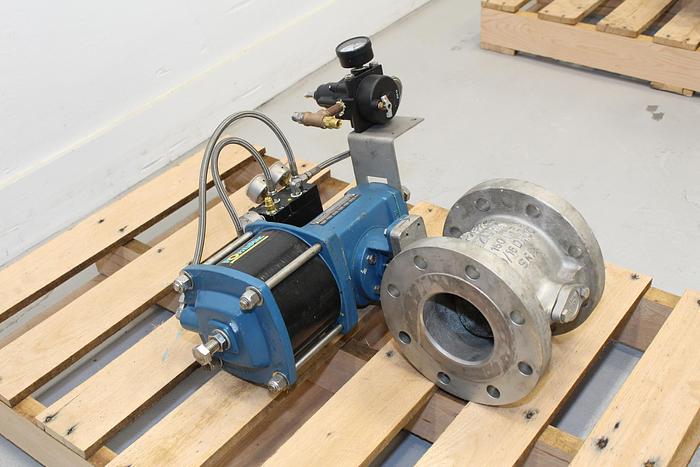 Used DeZurik 4" Veeball Valve #43981