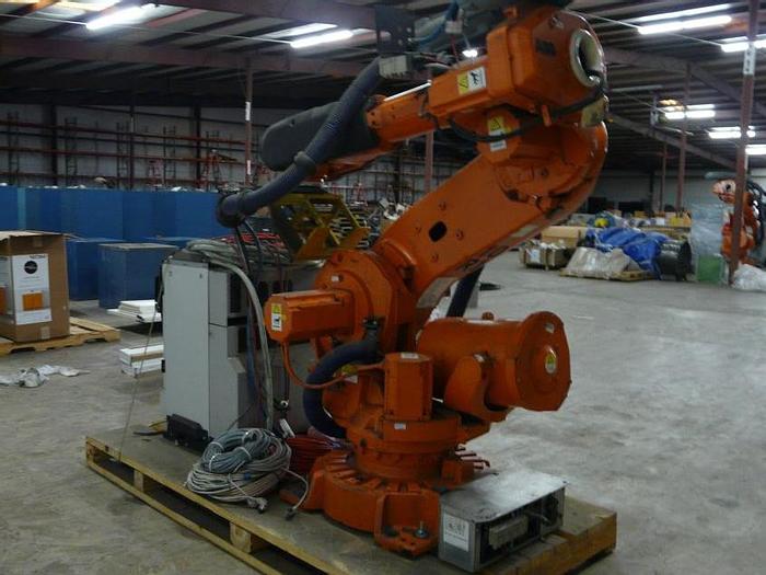 Used ABB IRB 6640-235/2.55 CNC 6 AXIS ROBOT WITH IRC 5 CONTROLLER