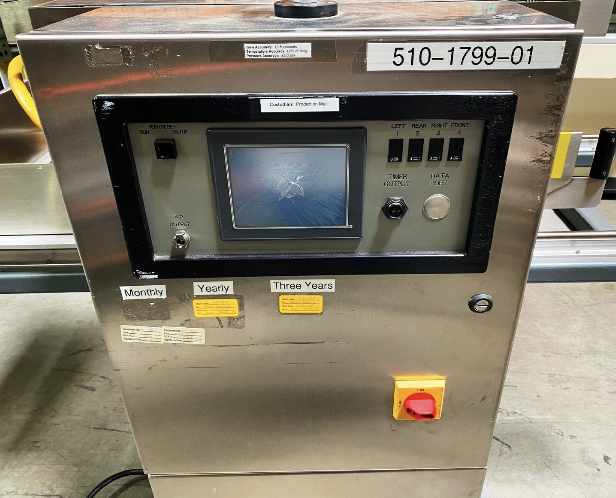 Used Sencorp White Blister Pack MD 2420 Tray Sealer