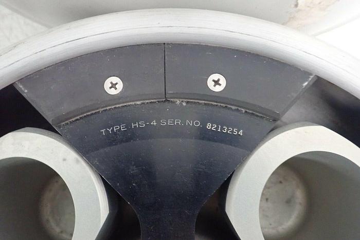 Used Sorvall HS-4 Swing Bucket Rotor with 4 Buckets