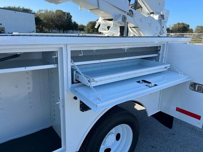 Used C82048 Altec AT45M 45ft Bucket Boom on a 2012 F550 4x4 Utility Truck