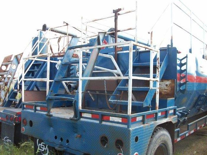 Used 17.5 m3 (110 BBL) Single Axle 5th Wheel Mud Tank Trailer