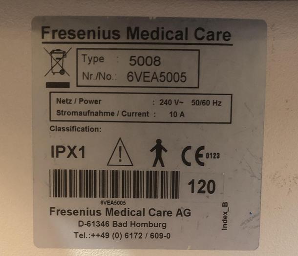 Gebraucht Fresenius Medical care 5008