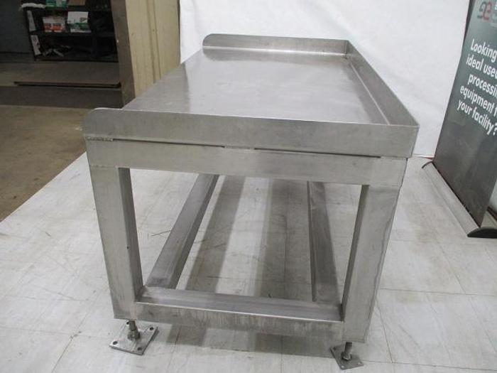 Used Table; Stainless steel heavy duty; 6'x40"