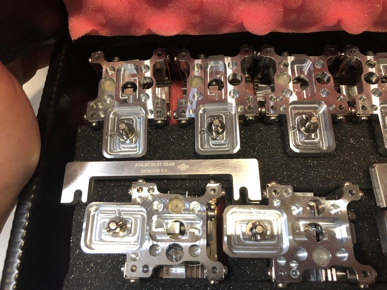 Used Multitest MT9510 Mini kit 120 BGA 7x7x1.2mm Test Handler Kit