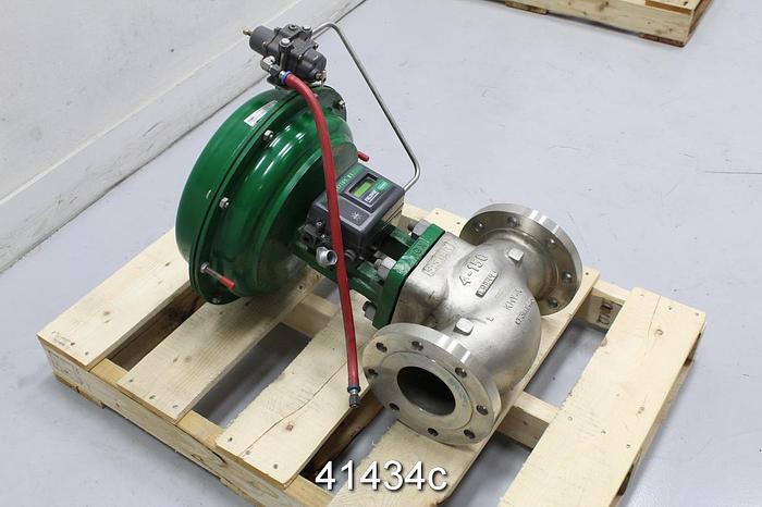 Used Fisher 4" Design GX NPS 4 Steam Valve, Stainless Steel Body #41434