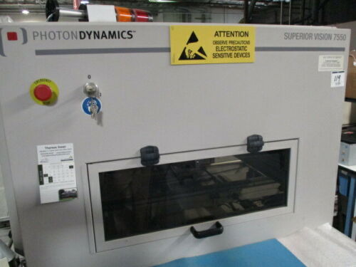 Used 2003 Photon Dynamics SV7550 High Speed Color AOI for Printed Wiring Assemblies