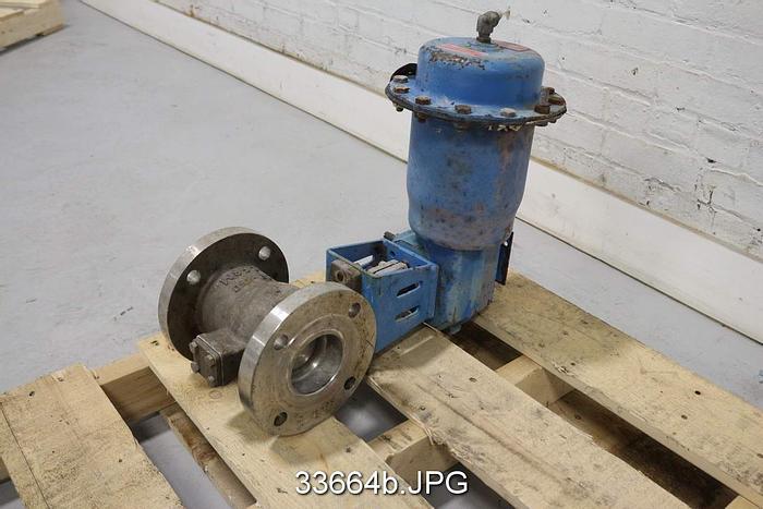 Used Neles Jamesbury R23CB03CCJA 3" Control V-Ball Valve #33664