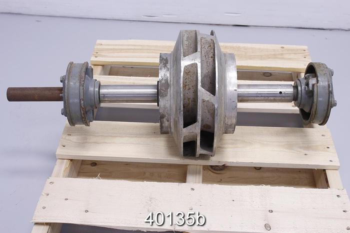 Used Goulds 3405 Pump Rotating Assembly, 8x10x12, Storeroom Spare #40135