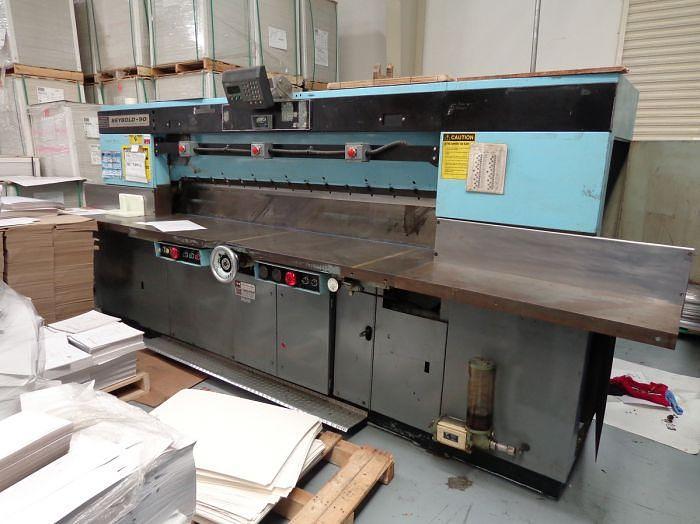 Used 90" (2.28M) SEYBOLD GUILLOTINE PAPER CUTTER WITH MICROCUT SYSTEM