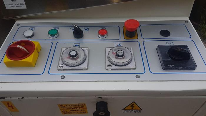 Used 2015 MFItaly srl / Esmach ISE 200 spiral mixer with 2 x 200kg mobile mixing bowls