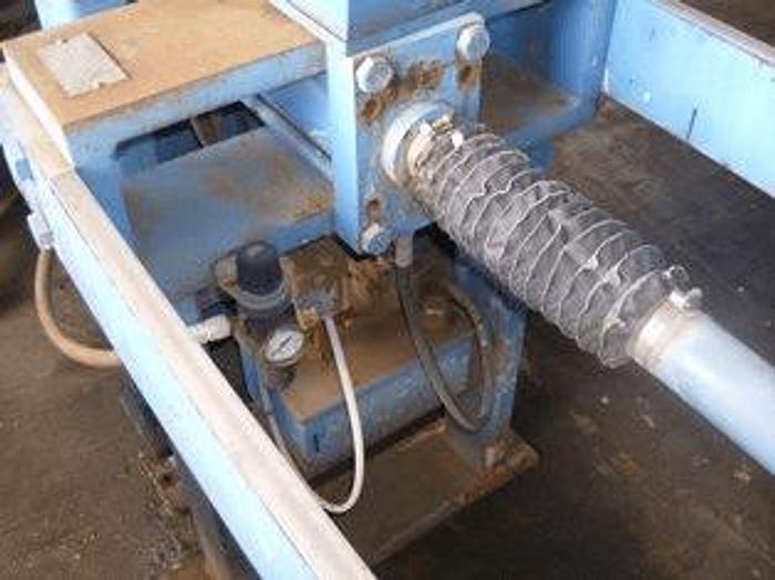 Used 3.5 CU. FT. (EXPANDABLE) INDUSTRIAL FILTER PRESS – POLYPRO. – 630 MM – AUTOMATIC CLOSURE