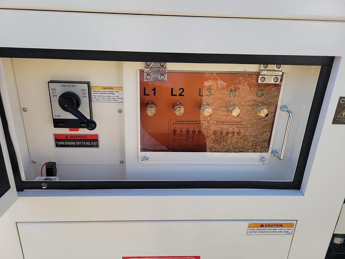 25kva Sound Enclosed Trailer Mounted Generator /New Warranty Tier 4 Final  New