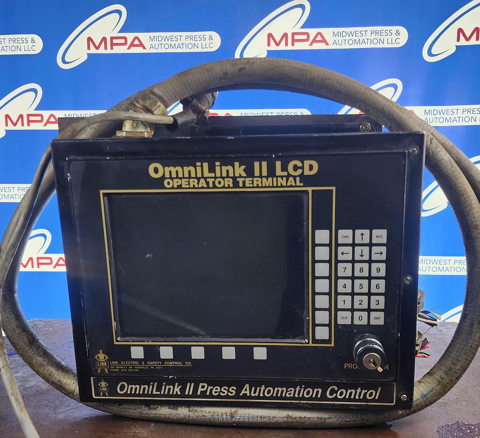 Used Link Electric Model: OT-802 OmniLink II LCD Operator Terminal