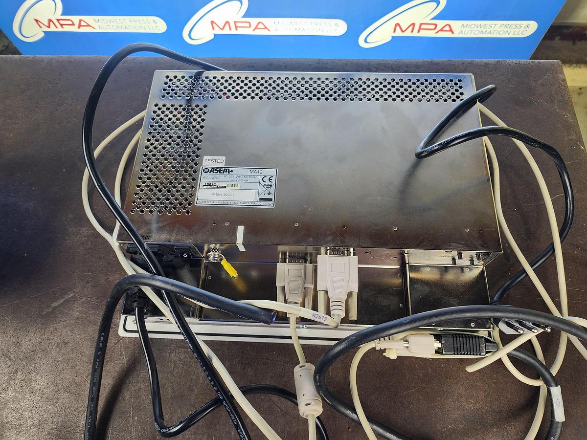 Used Asem MA12 12" Screen / Operator