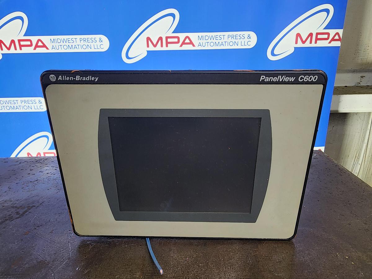 Used Allen-Bradley 2711C-T6C SER C REV A PanelView C600