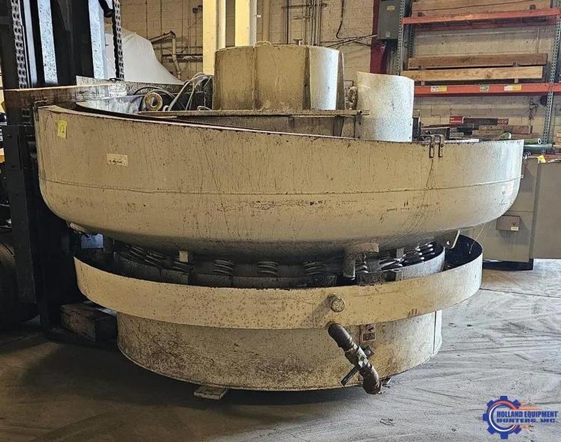 Used 2000 ROTO FINISH 15 CU FT MULTI PASS VIBRATORY BOWL FINISHING MACHINE