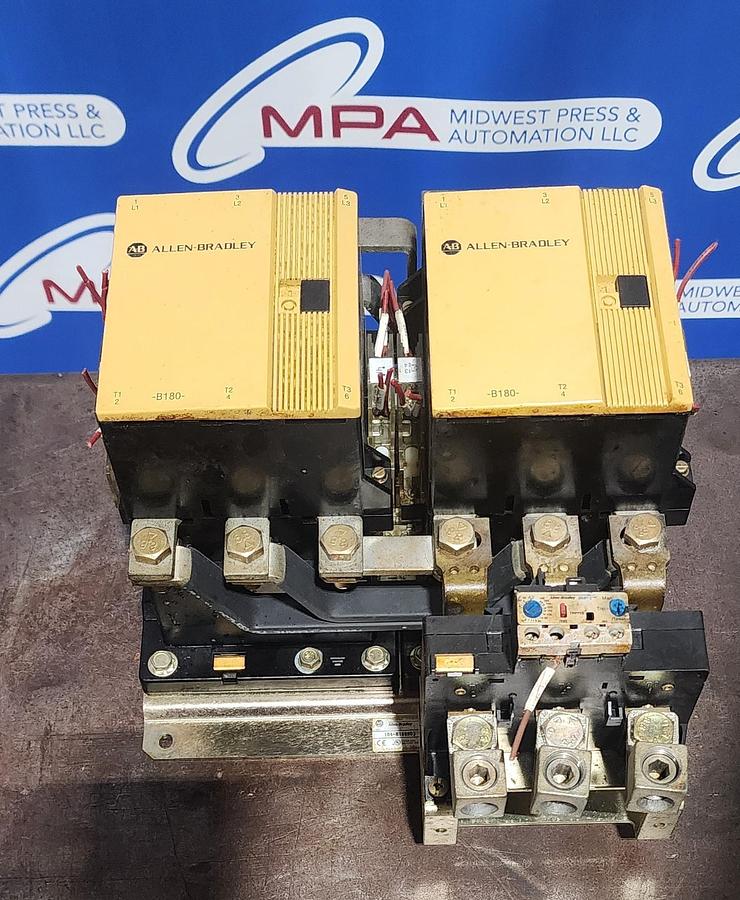 Used Allen-Bradley 104-B180ND3 Reversing Contactor
