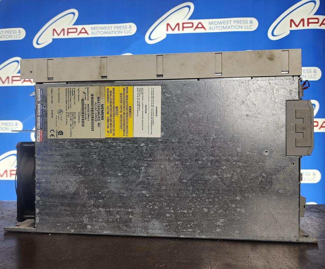 Used Siemens 6SE7022-1EP50-Z Masterdrives MC AC/AC Drive