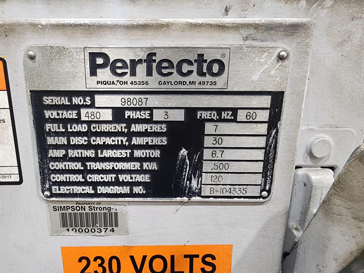 Used 10,000 LB PERFECTO COIL REEL