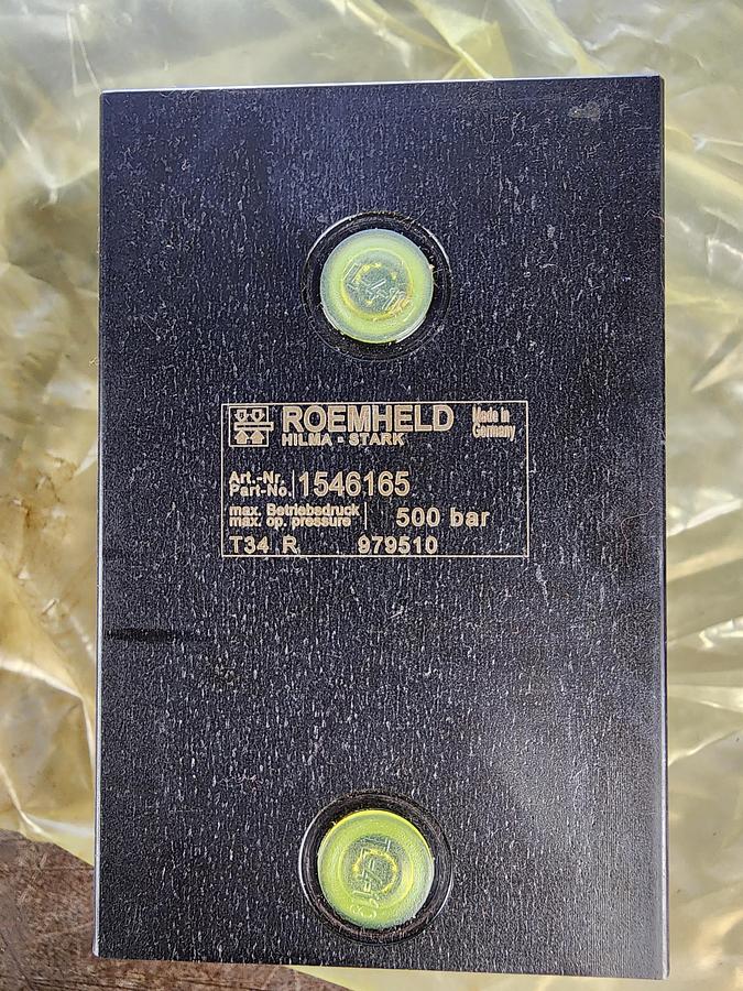 Roemheld 1546165 Double Acting Block Cylinder