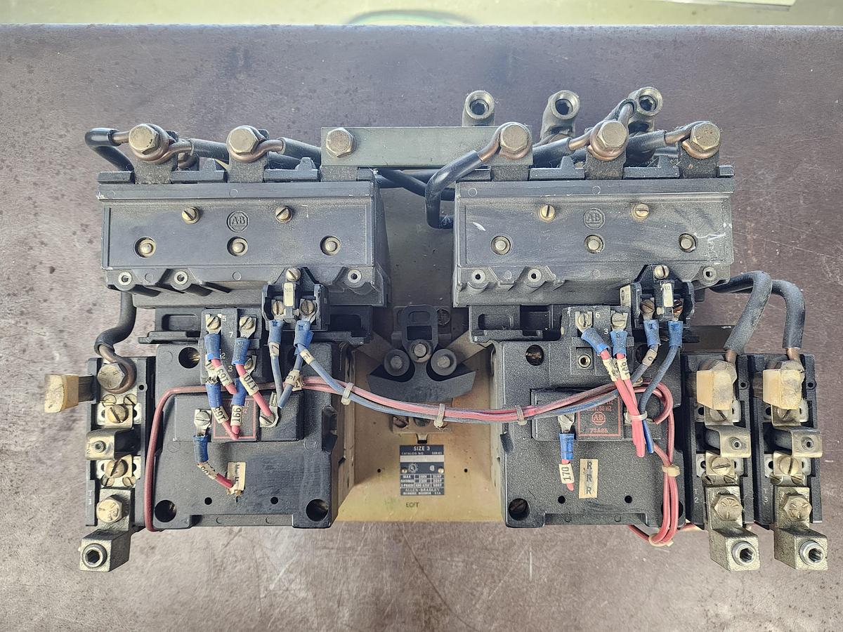 Used Allen-Bradley 705-DOD103 Size 3 Reversing Starter 705-D0D103