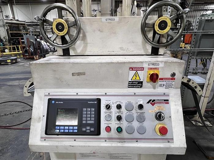 Used 8,000 LB x 8" x .125" MINSTER COIL FEED LINE