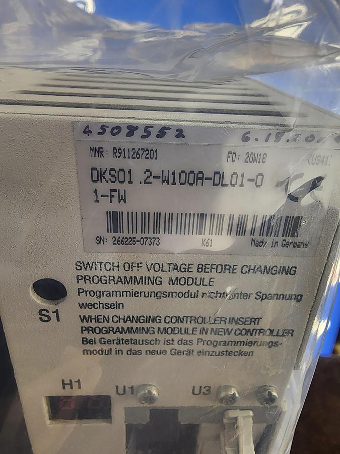 Refurbished Indramat DKS01.2-W100A-DL01-01-FW / DKS01.2W100A-D Refurbished DKS Drive