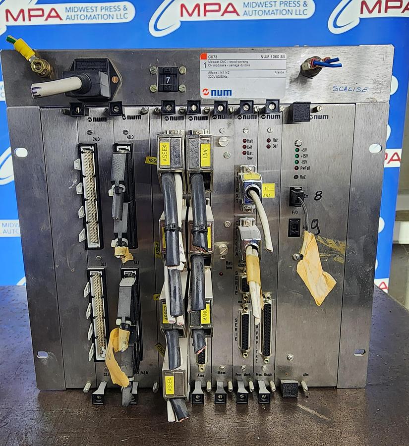 Used NUM 0224203603k C073 NUM 1060 SII Modular CNC - Wood-Working
